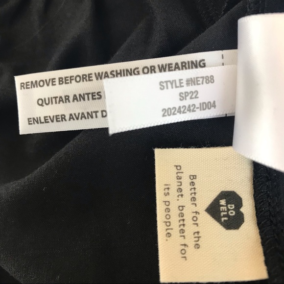 NWT Madewell Brightside Ruffle Tank Mini Dress in True Black - Picture 11 of 11